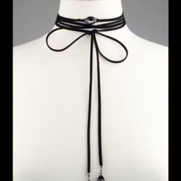 Jewelry - Suede Long Wrapping Choker